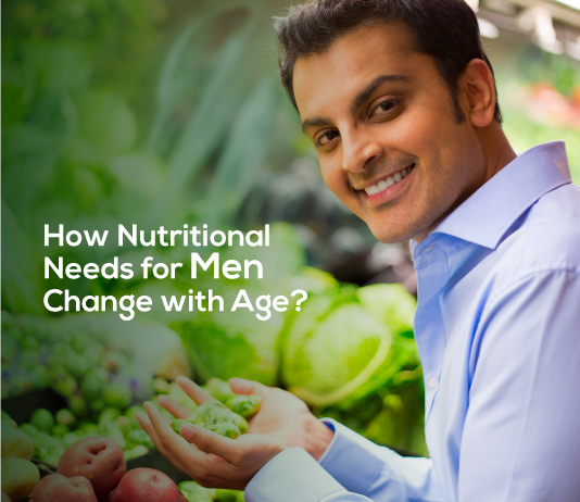How Nutritional Needs for Men Changes with Age? - Truebasics Blog